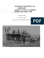 La Produccion para Exportacion y Sus Implicancias en Los Trabajadores Rurales y Sus Familias en Saladillo Entre 1890 y 1940