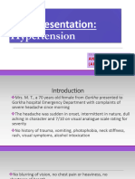 Case Presentation: Hypertension: Anish Dhakal (Aryan)