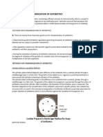 Methods For Standardization of Antibiotics