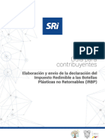 Guia para El Llenado Formulario Botellas Plásticas