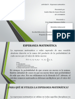 Actividad 3 - Esperanza Matemática