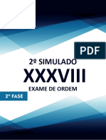 Direito Do Trabalho - 2º Simulado - 2 Fase - 38º Exame