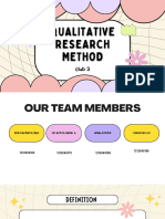 Qualitative Research Method