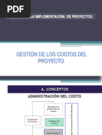 Gestión de Los Costos Del Proyecto