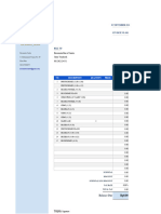 Modern II Excel Invoice Template