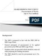 STANDARD BIDDING DOCUMENT Procurement of Works