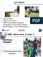 GMP Training