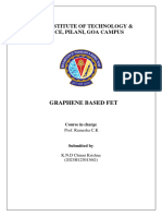 Graphene Based FET Report1