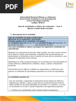 Guia de Actividades y Rúbrica de Evaluación - Fase 4 - Redes Sociales - Muerte y Duerlo