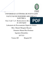 Fase 2 Lab 7 y 8 Restricción de AB y Restauración de Señal Digital