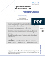 Evolución de La Igualdad Salarial Desde Lajurisprudencia y La Normativa, en El Perú