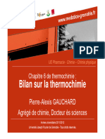 Résumé 2 Thermochimie