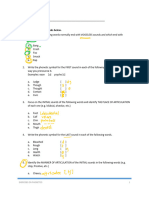 Exercises On Phonetics