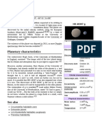 Planetary Characteristics: HD 40307 G Is An Exoplanet Candidate Suspected To Be Orbiting in