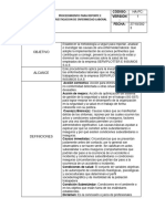 Procedimiento para Reportar e Investigar La Enfermedad Laboral