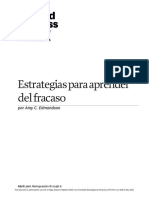 Estrategias para Aprender Del Fracaso SIN