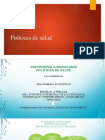 Políticas de Salud