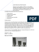 Different Types of Cutting Tools Materials and Their Properties