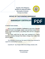 Barangay Certification For Firearms Renewal