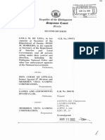 Leila M. de Lima vs. Court of Appeals, G.R. No. 199972, August 15, 2022