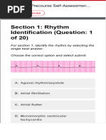 AHA ELearning ACLS Precourse Self-Assessment and Precourse Work