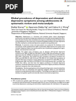 2021.Shorey-Global Prevalence of Depression and Elevated Depressive Symptoms Among