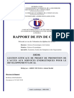 Rapport de Rachid