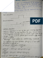 Second Order Derivatives Notes