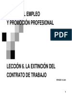 Lección 6. Extinción Del Contrato de Trabajo. - Modo de Compatibilidad