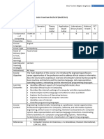 CMPE109 Ing Without Learning Outcomes Matrix