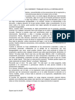 Trabajar Corporalmente Una Sensación Desagradable