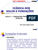 Aula 11 - Fundações Profundas - Estacas