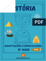 Amostras Atividades Adaptadas - História 9º Ano Vol. 2