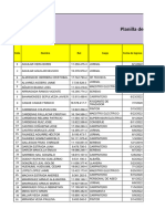 Planilla de Remuneraciones Junio 2022, Obra Villa Los Heroes Francke Osorno