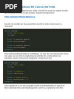 Funciones de Cadenas de Texto