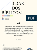 Como Dar Estudos Biblicos