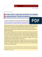 Um Olhar Sobre A Segurança Do Doente Nos Cuidados de Saúde Primários: Revisão Da Literatura