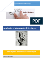 Aulas de Avaliação e Intervenção Psicológica UAL 2º Semestre (11335)