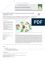 Green Synthesis of ZnFe2O4 Nanoparticles Using Plant Extracts and Their