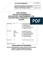 Ejemplo de Estructura para La Elaboracion de Una Guia de Procedimiento de Enfermeria