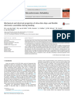 Mechanical and Electrical Properties of Ultra Thin Chips and Flexible