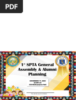 1ST SPTA General Assembly