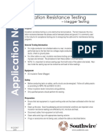 Insulation Resistance Testing