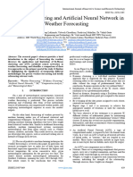 K-Means Clustering and Artificial Neural Network in Weather Forecasting