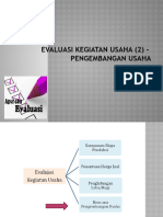 Evaluasi Kegiatan Usaha 2