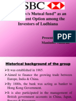 "ULIPS V/s Mutual Fund" As An Investment Option Among The Investors of Ludhiana