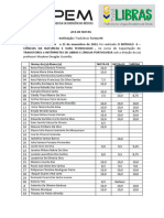 Ata Notas - Ciências Da Natureza e Suas Tecnologias