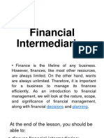 Financial Intermediaries