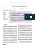 Luminescent Properties of Polyaniline Capped MN Doped ZNS Quantum Dots