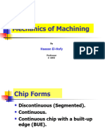 1-Mechanics of Orthogonal Cutting